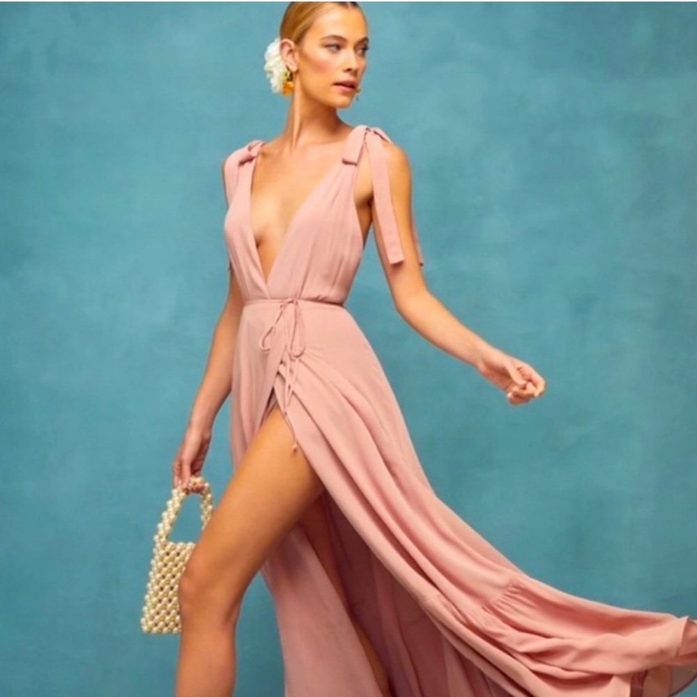 Reformation Chardonnay Blush dress